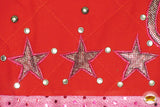 Hilason Western Horse Shoe Stars Show Barrel Racing Rodeo Saddle Blanket