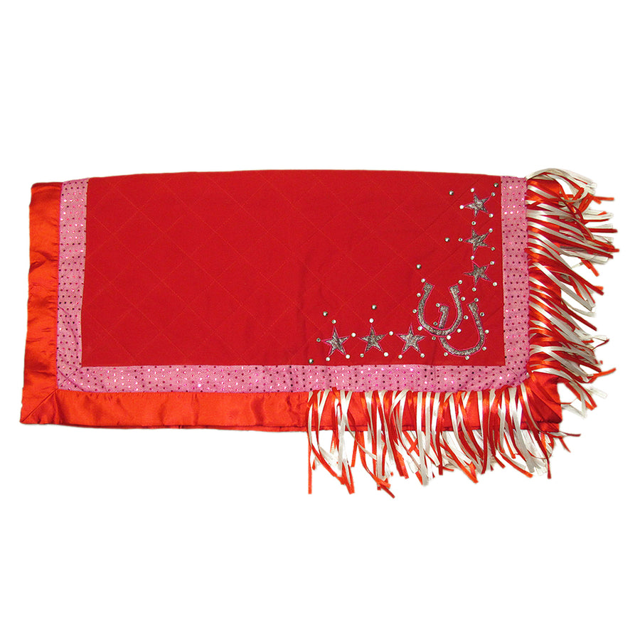 Hilason W. H. Shoe Stars Show Barrel Racing Rodeo Saddle Blanket – by Hilason – Cowboy and equestrian accessories