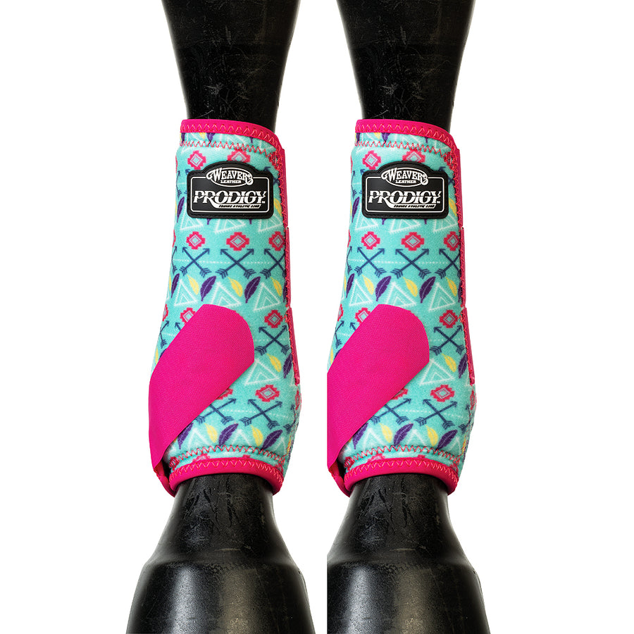 Small Prodigy Horse Athletic Sports Boots Front By Tribal Diva Pin - Uhorse