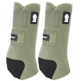 Classic Equine Horse Sports Rear Hind Boots Legacy2 Olive