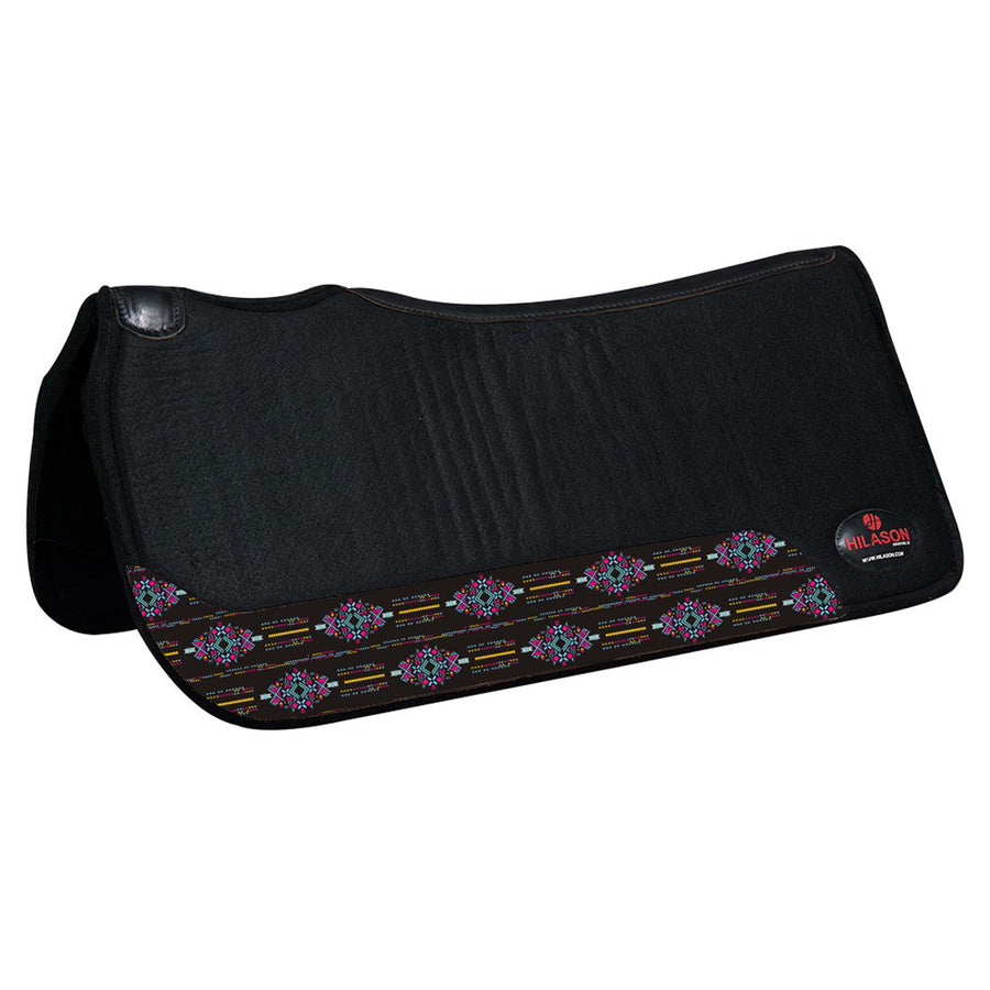 HILASON 31 In X 30 In Western Horse 100% Wool Felt Saddle Pad