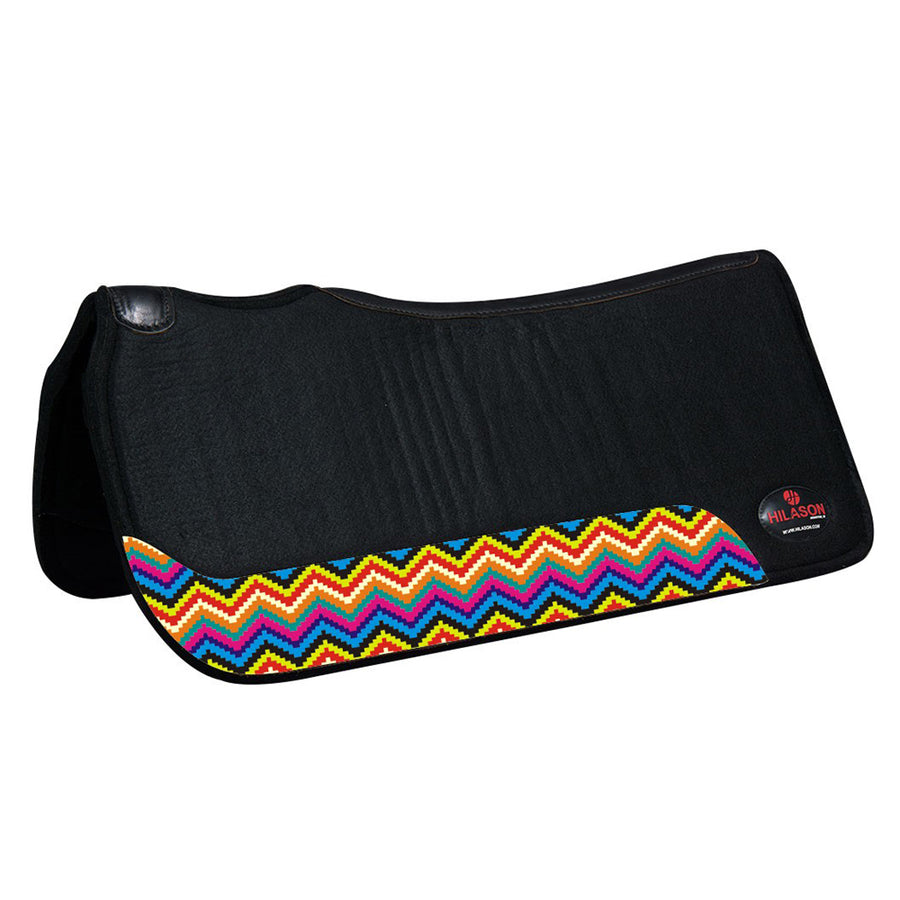 HILASON 31 In X 30 In Western Horse 100% Wool Felt Saddle Pad