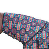 Colorful geometric patterned saddle blanket with nylon material - Uhorse