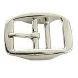 3/4 In Die Cast Double Bar Buckle Nickel Plated By Hilason
