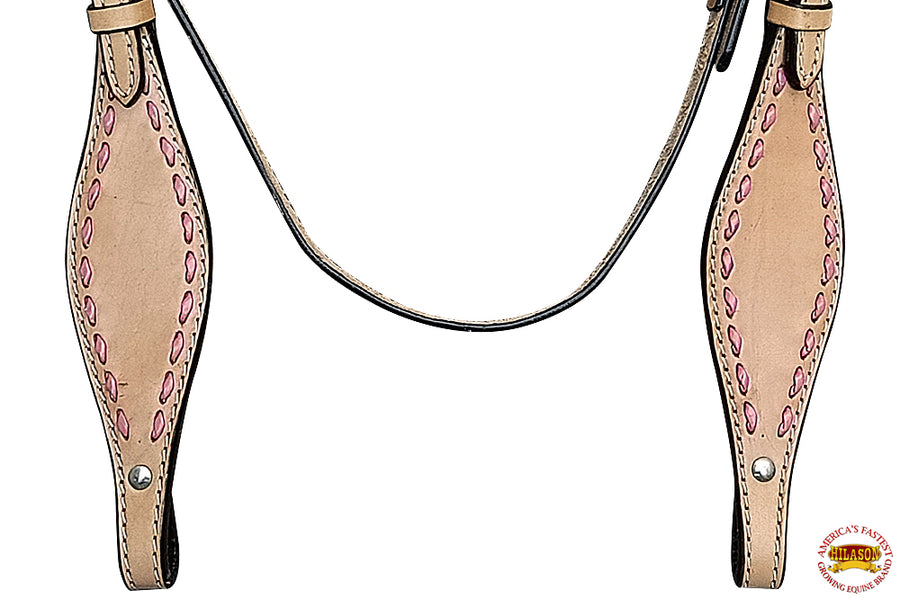 HILASON Western Horse Bridle Headstall Tack Tan American Leather