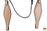 HILASON Western Horse Bridle Headstall Tack Tan American Leather