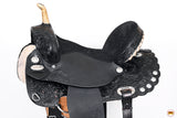 HILASON Western Horse Saddle American Leather Treeless Trail Barrel | Horse Saddle | Western Saddle | Leather Saddle | Treeless Saddle | Barrel Saddle | Saddle for Horses