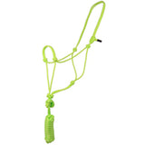 8 Ft Hilason Horse Halter Basic Poly Rope With Lead Lime