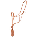 8 Ft Hilason Horse Halter Basic Poly Rope With Lead Tan
