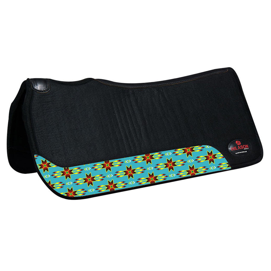 HILASON 31 In X 30 In Western Horse 100% Wool Felt Saddle Pad