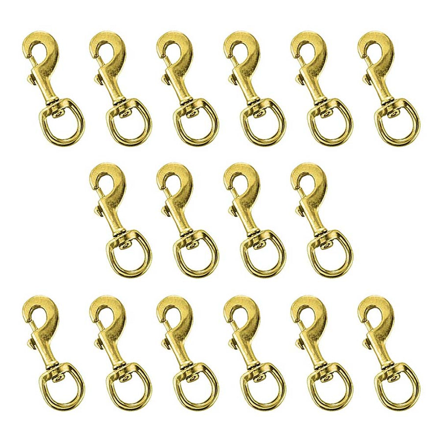 16 Pack 5/8 In.X3-5/8 In. Hilason Die Cast Bolt Snap Nickle Plated - Uhorse