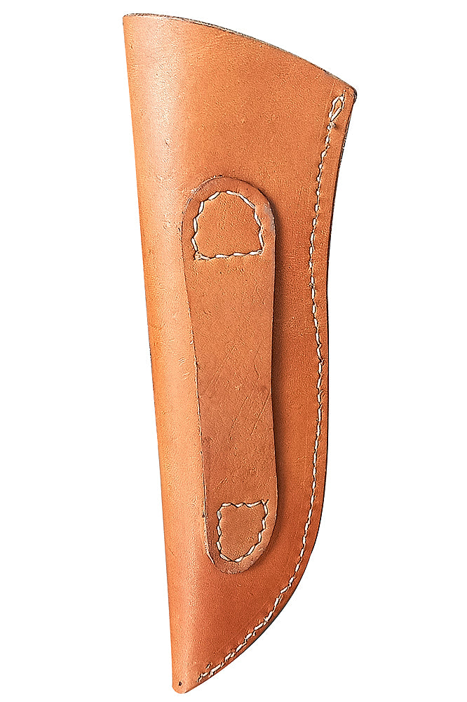 Tan Universal HILASON Full Grain Leather Flag Pole Saddle Holder Parades Ceremonies | Carrier Horse