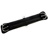Black nylon girth with metal rings - Uhorse