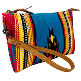 American Darling Wristlet Bag Handcrafted from Floral Embossed Damascus Genuine Leather with YKK Zipper and Wrist Strap