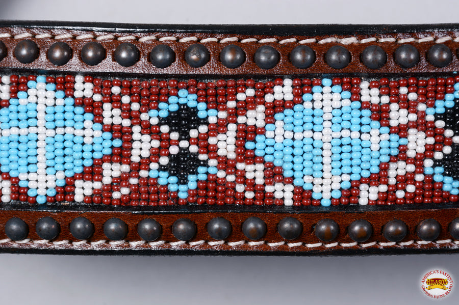 HILASON Western Horse Headstall American Leather Brown | Bridle