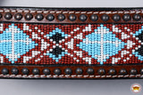 Western Horse Headstall American Leather Brown Hilason