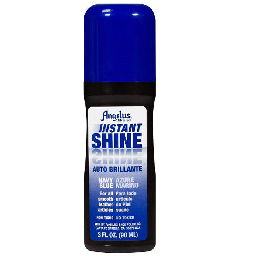 Navy blue instant shoe shine bottle - Uhorse