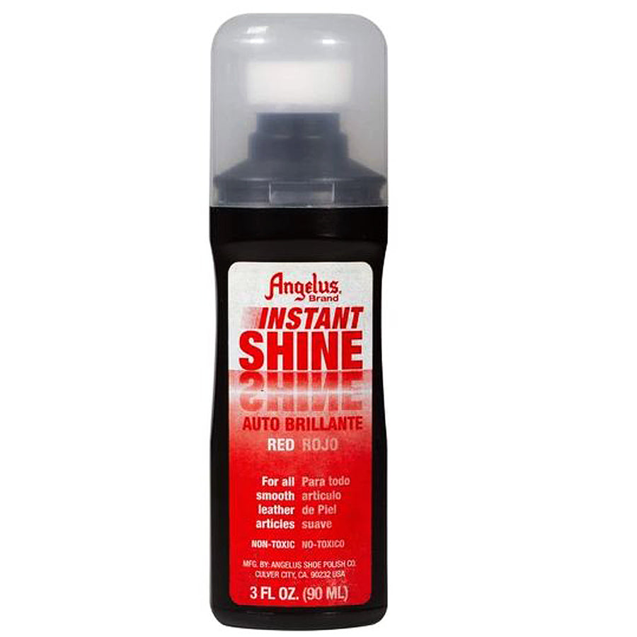 Red instant shoe shine bottle - Uhorse