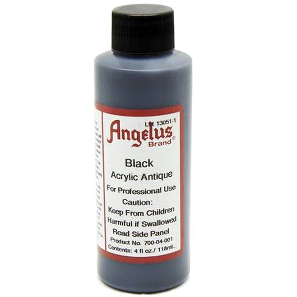 Dark brown acrylic antique paint bottle - Uhorse