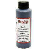 Angelus Leather Acrylic Antique Finish - Black