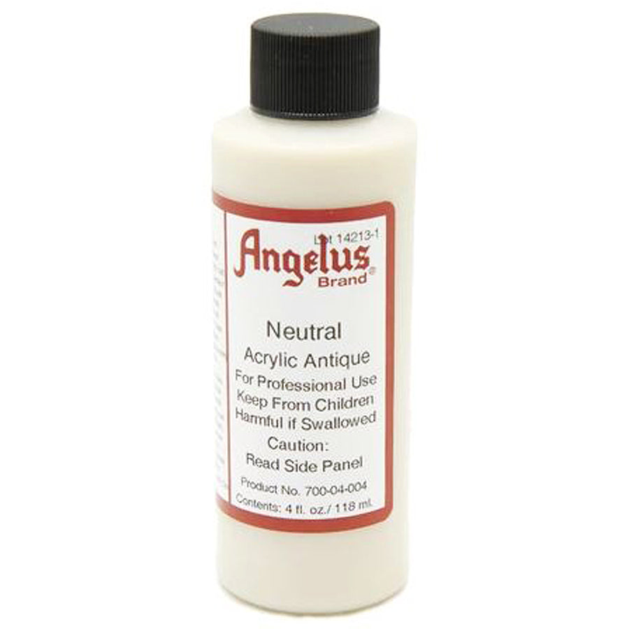 Angelus Neutral Acrylic Antique leather finish bottle - Uhorse
