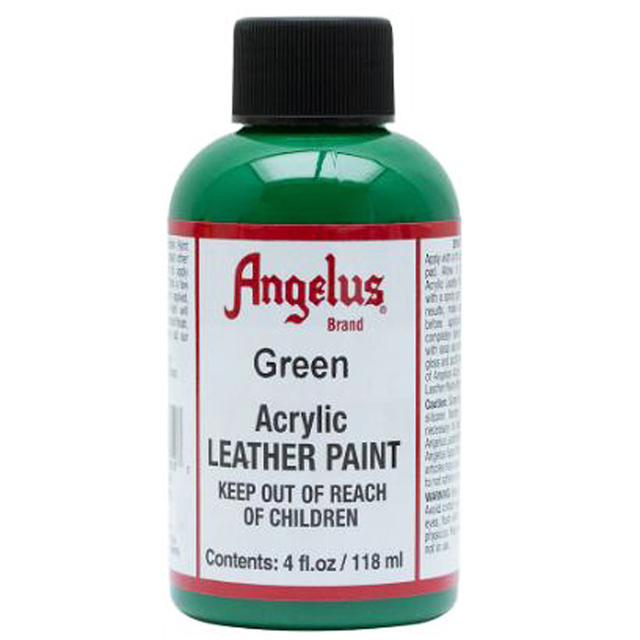 Green acrylic leather paint bottle - Uhorse