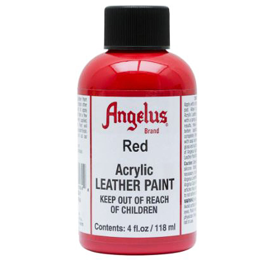 Red acrylic leather paint bottle - Uhorse