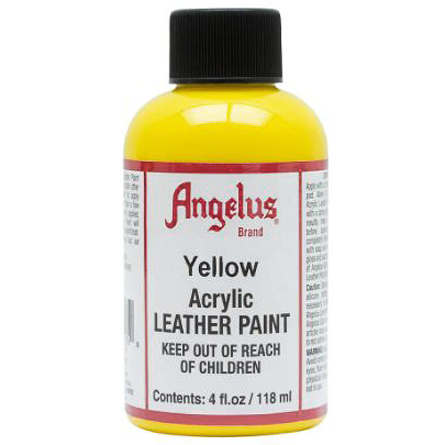 Yellow acrylic leather paint - Uhorse