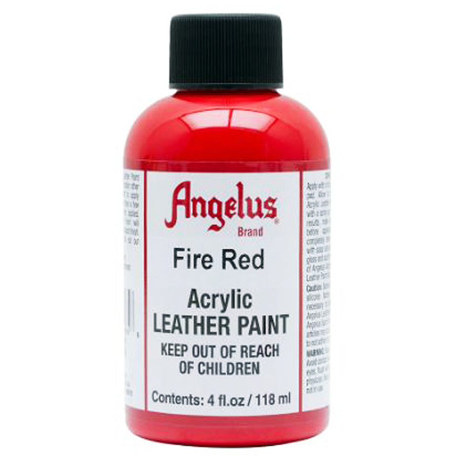 Fire Red acrylic leather paint bottle - Uhorse