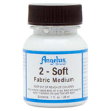 Angelus 2-Soft Fabric Medium Additive For Acrylic Paint 1 Oz.