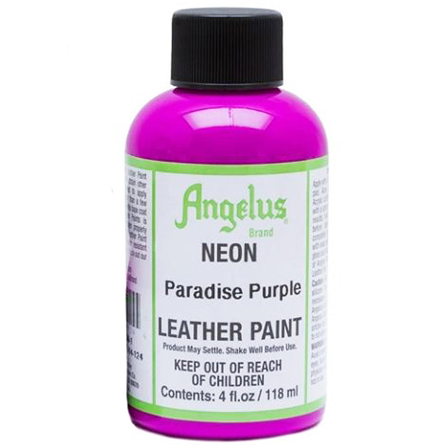 Angelus Neon Acrylic Leather Paint 4 Oz. - Uhorse