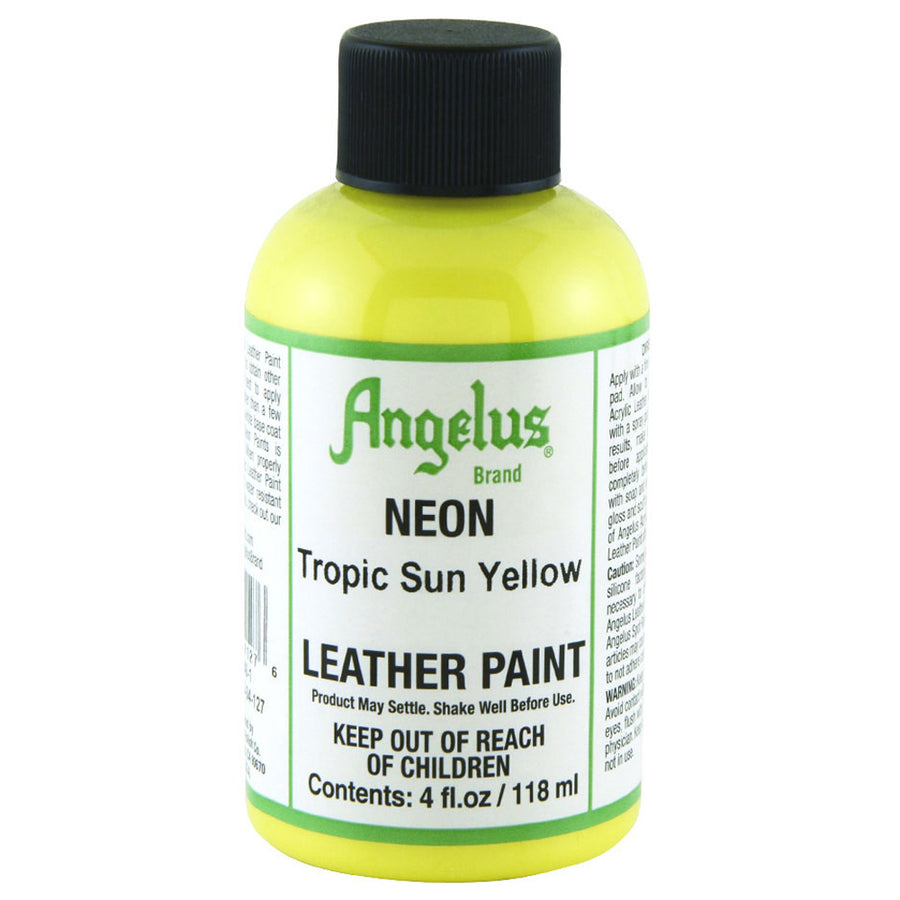 Neon yellow leather paint - Uhorse