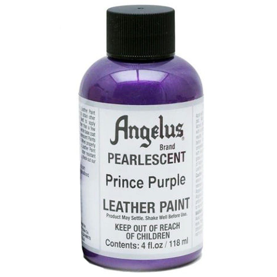 Angelus pearlescent prince purple leather paint - Uhorse