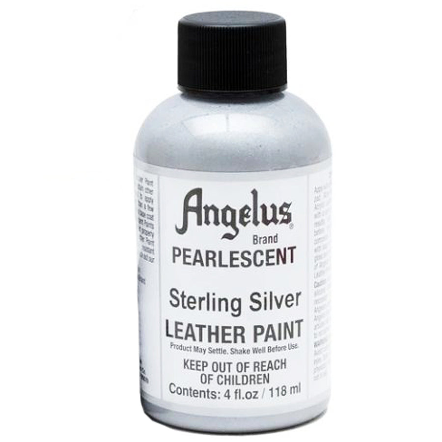 Pearlescent sterling silver leather paint - Uhorse