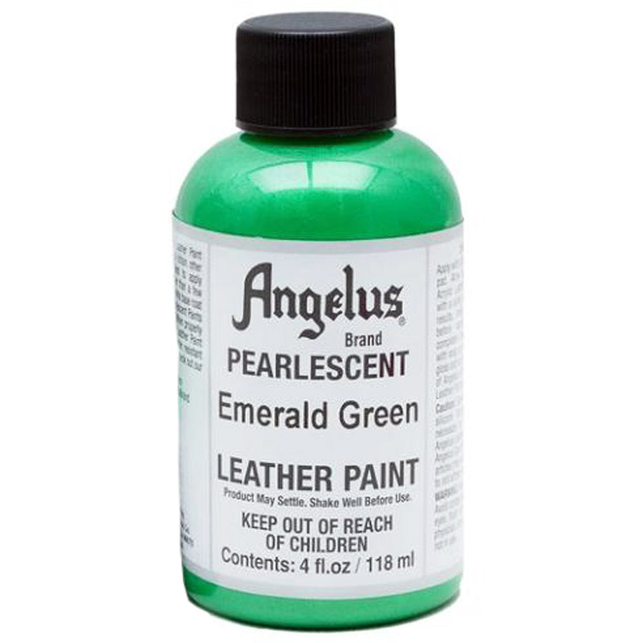 Angelus Pearlescent Emerald Green Leather Paint - Uhorse