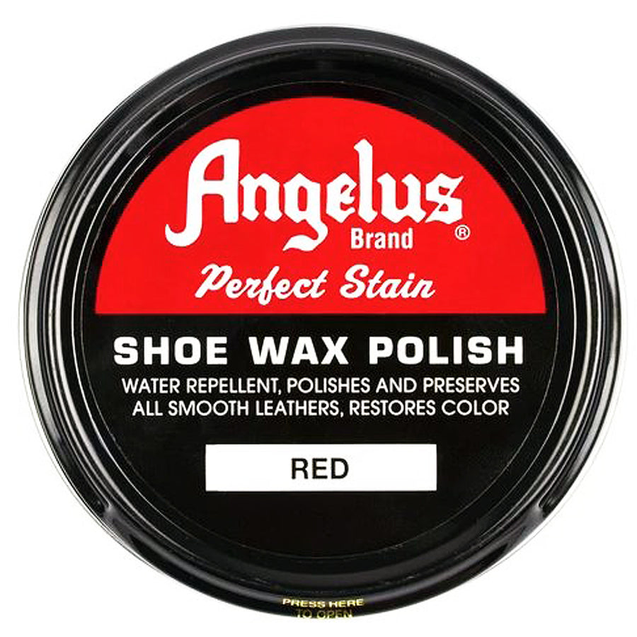 Red shoe wax polish - Uhorse