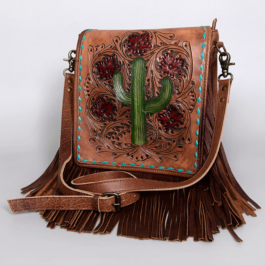 American Darling Hand Tooled Messenger Bag - Uhorse
