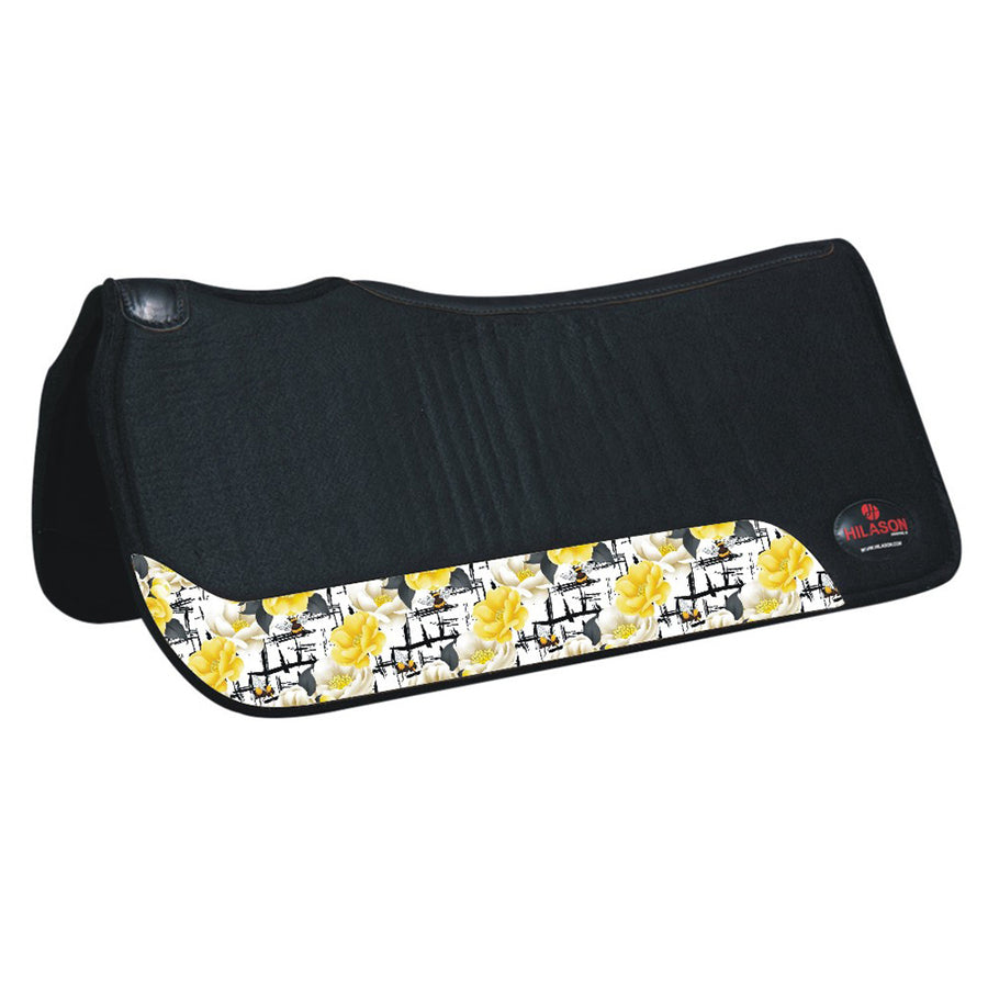 HILASON 31 In X 30 In Western Horse 100% Wool Felt Saddle Pad