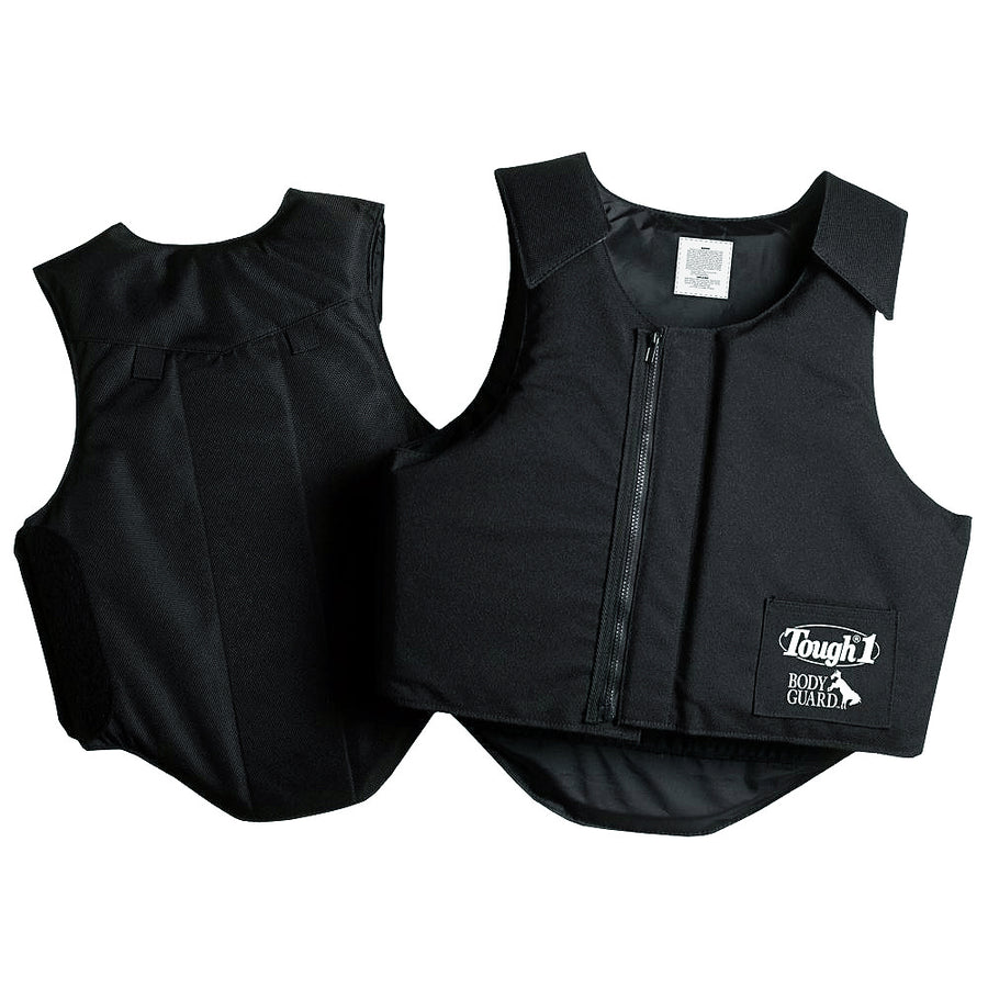 TOUGH 1 Bodyguard Protective Vest Black by Hilason – Cowboy and equestrian accessories
