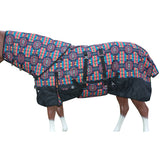 84 In 1200D Ripstop Waterproof Turnout Winter Turnout Horse Blanket Neck Cover - Uhorse