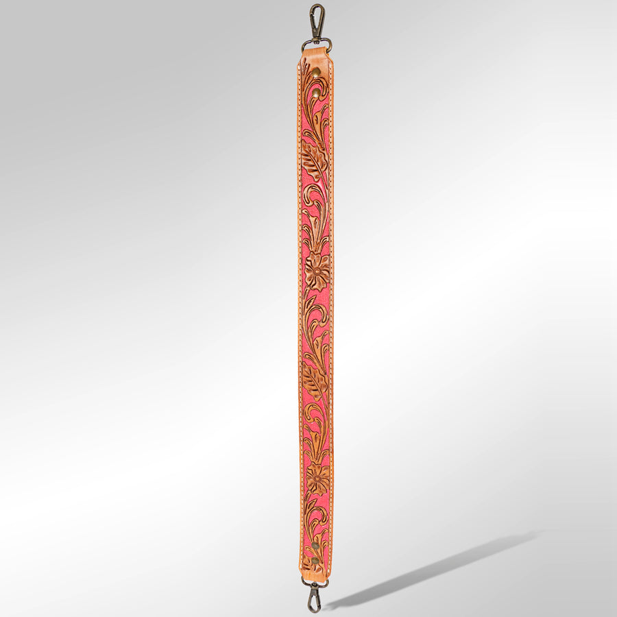 American Darling Hand Tooled Genuine Leather Crossbody Handle Strap for Bags Phone Keychain Wallet Purse Clutch Cellphone
