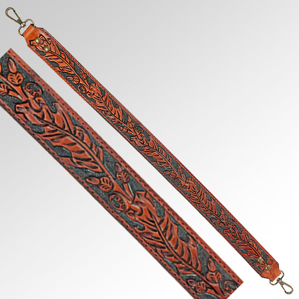 American Darling ADBT109-28 Hand Tooled Genuine Leather Crossbody by Hilason – Cowboy and equestrian accessories