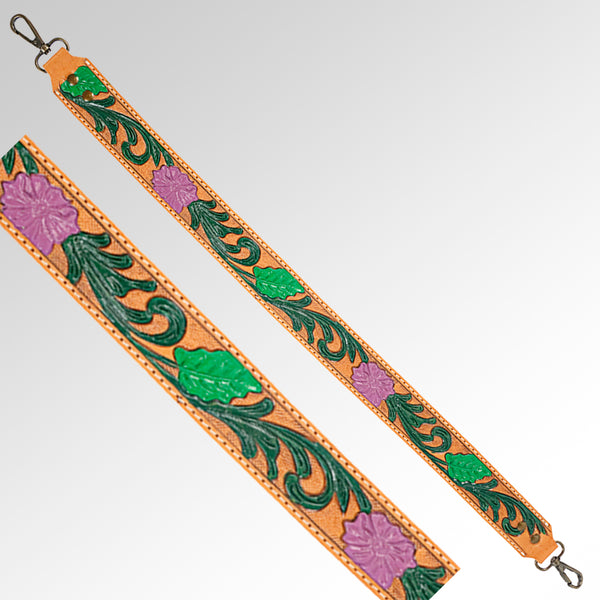 American Darling ADBT110-28 Hand Tooled Genuine Leather Crossbody by Hilason – Cowboy and equestrian accessories