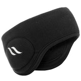 Small Back On Track Human Fleece Headband Black