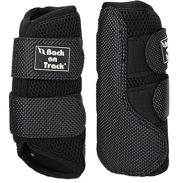 X Large Back On Track Splint Boots (Brush Boot) Black - Uhorse