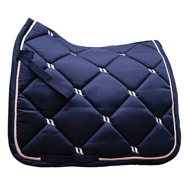 Full Back On Track Nights Collection - Saddle Pad Dressage Blue – by Hilason – Cowboy and equestrian accessories
