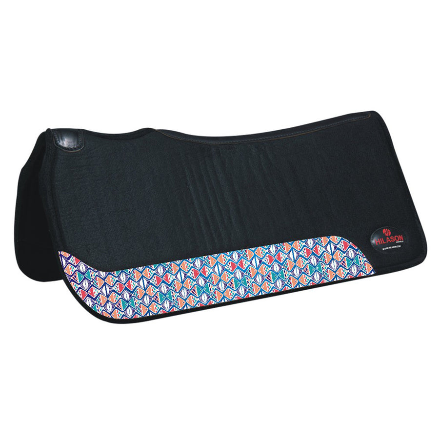 HILASON 31 In X 30 In Western Horse 100% Wool Felt Saddle Pad