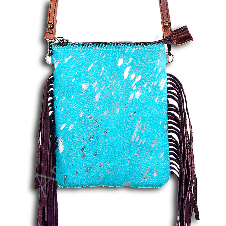 American Darling Cross Body Hair-On Genuine Leather Western Women Bag | Pink Handbag Purse Crossbody for Cute - Uhorse