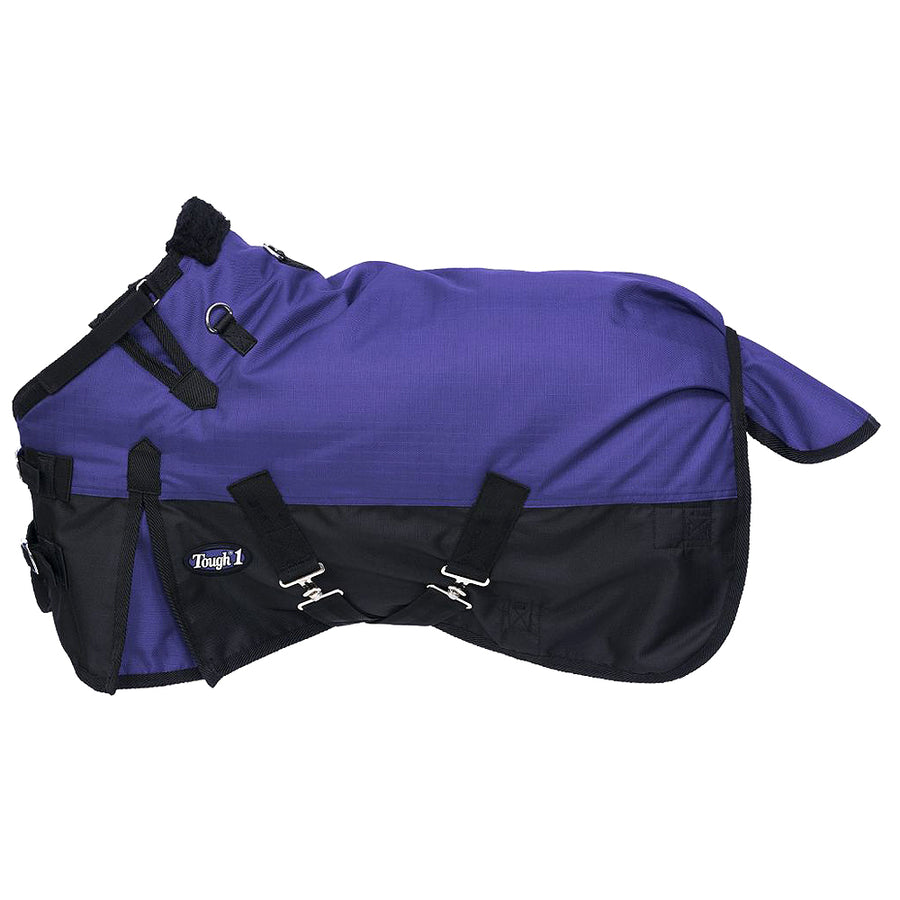 42 In Tough 1 1200D H. Blanket Miniature Turnout Snuggit Black Purple by Hilason – Cowboy and equestrian accessories