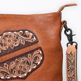 American Darling ADBG465 Chaps Bag Hand Tooled Genuine Leather Women Bag Western Handbag Purse